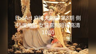 EboArt 麻辣大胸喵 第8期 側45度角拍 女警露胸短裙高清1080